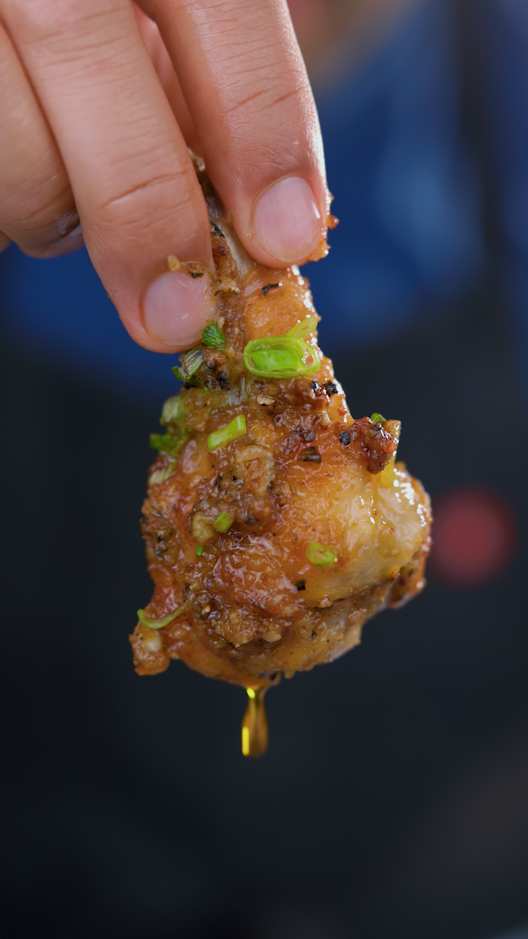 Cast Iron Honey Garlic Parmesan Chicken Wings